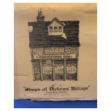 Retired Department 56 Dickens Village Lighted Christmas House