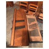 Vintage Wooden Kraut Cutters