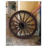 Vintage wagon wheel. 