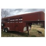 1995 Dalton Stock Trailer 
