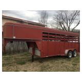 1995 Dalton Stock Trailer 