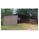 Front of barn & shop