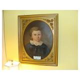 early painting of a young boy