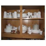 LARGE COLLECTION MILK GLASS