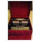 MORBIDONI ACCORDIAN WITH MOTHER OF PEARL KEYS