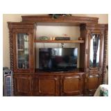Oak Entertainment Center 