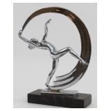 Lot 4: Metal Figure of Scarf Dancer 