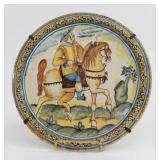 Lot 11: Majolica Plate 
