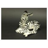 Lot 19: Russian Porcelain Zebra 