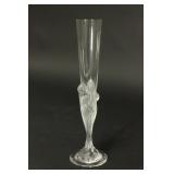 Lot 25: Erte Glass Champagne Flute 