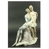 Lot 46: Lladro Ballerina Couple Figurine 