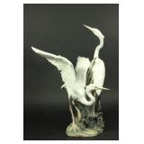 Lot 60: Lladro Porcelain Figurine of Herons #1319 
