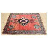 Lot 199: Red Caucasian Rug/Carpet 
