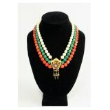 Lot 203: 19th Century Swedish 18K Gold Clasp Necklace 