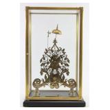 Lot 322: Contemporary Skeleton Clock 