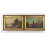 Lot 450: Pair Landscapes 