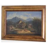 Lot 451: Possibly August Luttmann, Mountain Landscape 