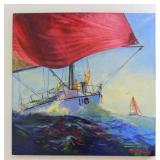Lot 470: Brian Agnewy, Sailing Race 