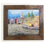 Lot 474: Morris Katz, Wailing Wall 