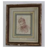 Lot 488: Attr. to Jean Raoux, "Portrait de Jeune Fille" 