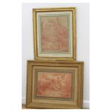 Lot 510: Attr. to Hubert Robert, Landscapes with Figures 