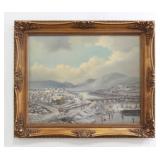 Lot 514: Albert Nemethy, Winter Landscape 