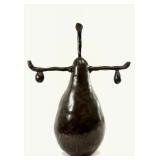 Lot 653: Mid-Century Modern Composition Pear Sculpture 
