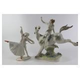 Lot 38: 2 Hutchenreuther Porcelain Sculptures 