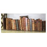 Lot 55: Collection of Leatherbound Books 