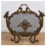 Lot 109: Gilt Bronze French Firescreen 