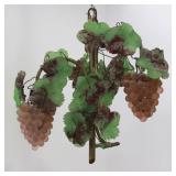 Lot 293: Vintage Venetian Grape Chandelier 