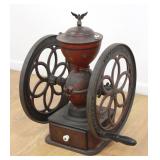 Lot 310: Antique Enterprise Man Coffee Grinder 