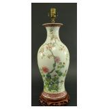 Lot 596: Chinese Rose Famille Vase 