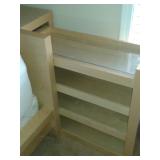 Night Stands can be stored behind bed