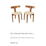Found this advert on 1stBids; 2 chairs for $3950! 