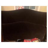 Full Size  bed, plush velvet head/foot board with frame 