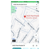 Home is located on the corner of Barnett Dr./Northside Dr.