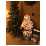 blow mold Santa