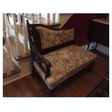 Victorian love seat 