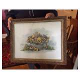 French Pansies on Parade Print Paul de Longpre Pansy