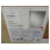 New Croydex Aluminium Cabinet 
