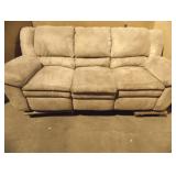 Lane Furniture Suede Recliner Sofa 