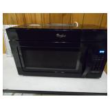 Like New Whirlpool Over the Range Microwave 