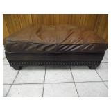 Leather Ottoman - current bid $15