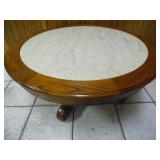 Marble Oak Coffee Table - current bid $10