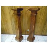 Pair of Indoor Plant Stand Pedestals - current bid $10