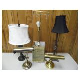 Group of 5 Working Table Top Lamps - current bid $10