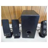 Working Logictech Speaker System - current bid $10