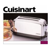 Working Cusinart Stainless Steel Toaster - current bid $10