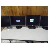 Group of 4 Working LCD Monitors - current bid $10